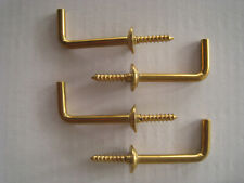 Lot de 4 Gonds à Vis à Embase en Laiton de 3 x 40