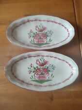 Deux raviers en faïence de St