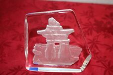 presse papier en cristal