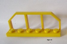 Lego 6583 Plate 1x6 Train Wagon Yellow du 4552 7939 7898 3225 City 7905 MOC A14