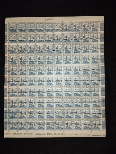 Feuille complète 100 timbres - feuille,
