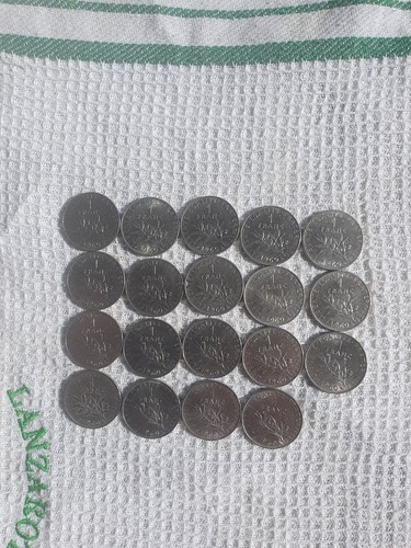 Pièces monnaie 1 franc - de,