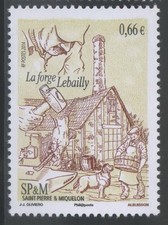 StPierre & Miquelon 2014 MNH**Lebailly Forge*Blacksmith*Handicrafts*Metalwork 1v