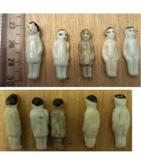 Fèves anciennes 5 bébés