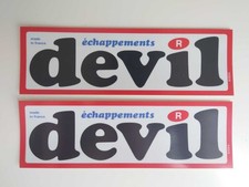 DEVIL Sticker Muffler 178x55mm