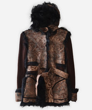 Veste en cuir vintage ROBERTO