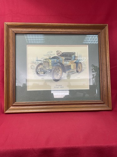Cadre voiture ancienne delage - ancienne,