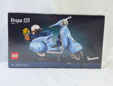 LEGO Icons Vespa 125 Toy Blocks 10298 Building Set Pastel Blue Adults Hobby