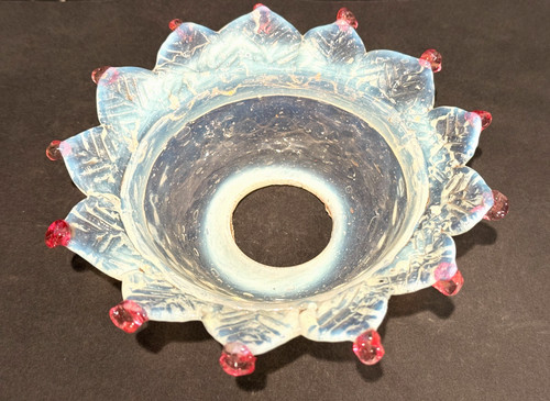 Bobeche verre opale - bobeche,