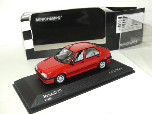 Renault 1992 rouge - 19,