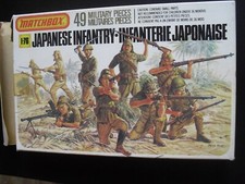 MATCHBOX petits soldats " JAPANESE INFANTRY " 1/76 boite incomplète