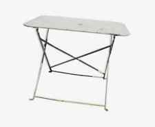 TABLE DE JARDIN PLIANTE EN FER FORGE 