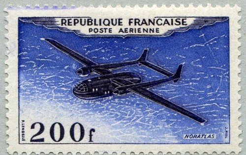 Timbre poste aérienne - timbre,