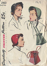Patron De Couture Vintage 1949