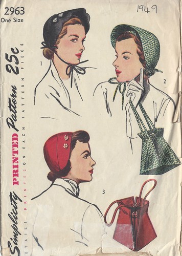 Patron couture vintage 1949 - de,