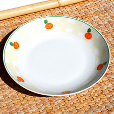 Assiette calotte Guy Degrenne Sucré-Salé / fruits / abricots