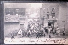 CPA   Le CHAMBON  Loire  Sortie de l'Usine Claudinon