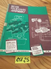 Saviem Renault moteur 572  , Abarth Simca 1300 GT Revue Technique Automobile RTA