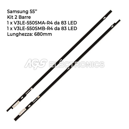 Kit barres bandes 83 tv - kit, 2