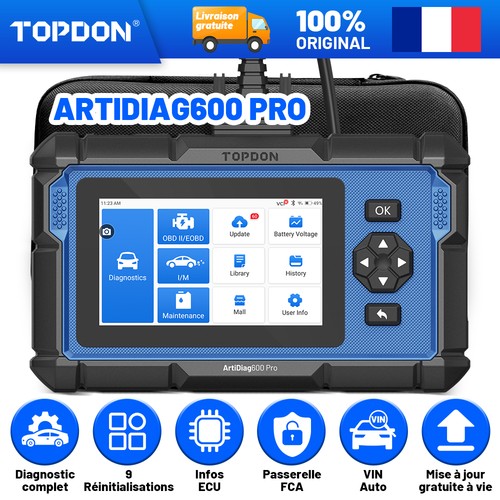 Topdon artidiag600 pro valise - artidiag600,