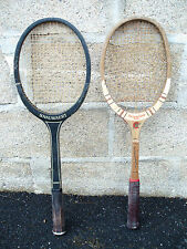 VINTAGE 70's Lot de deux Raquettes de Tennis Vintage 70's VERSAILLES & SNAUWAERT