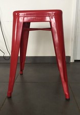  Tabouret Métal  TOLIX rouge