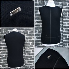 UltraRare Dior Homme SS02 Hedi Slimane " CD " Engraved Sleeveless Wool Sweater