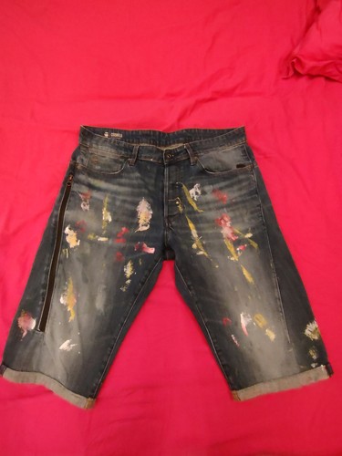 Bermuda jean gstar taille - bermuda,