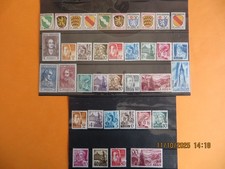 LOT DE TIMBRES FRANCE NEUFS ** . OCCUPATION FRANCAISE EN ALLEMAGNE 1948 .