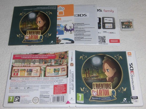 Nintendo 3ds aventure layton - 3ds, l'aventure