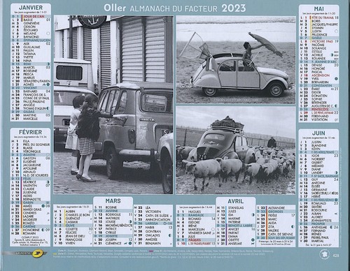 Almanach facteur 2023 - du,