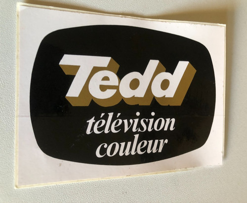 Ancien autocollant tedd - ancien,