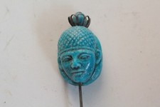 Épingle à chapeau pâte de verre Tête égyptienne (75034)