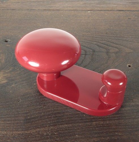 Patère plastique rouge - patère, en