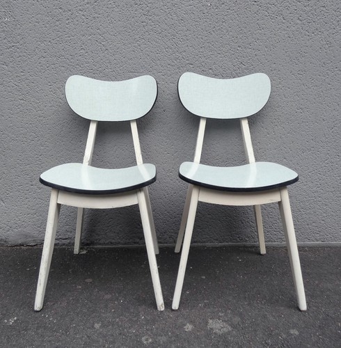 Chaises formica vert - en,