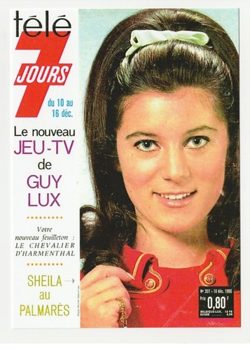 Sheila carte postale tel - sheila,