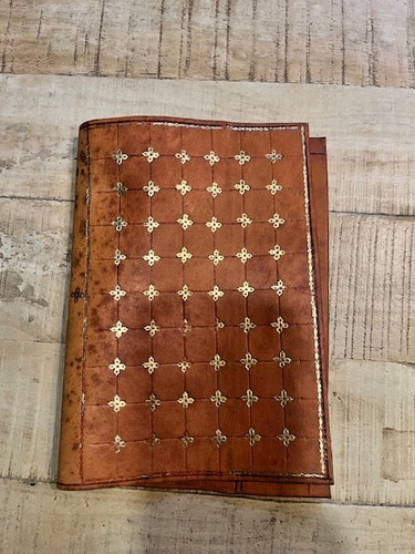 Protège livre ancien - ,, cuir