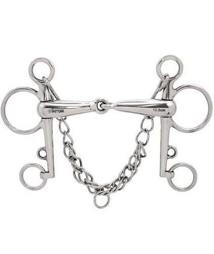 Filet pelham articulé en - filet,