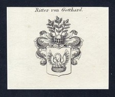 1820 Gottardo Gotthard Blason
