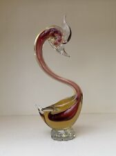 Magnifique Cygne en verre de Murano. Excellent État