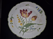 KG LUNÉVILLE ANCIEN PLAT MODÈLE TULIPE