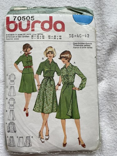 Patron burda 70505 découpé - patron,