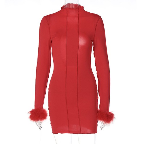 Women solid patchwork feather - solid,