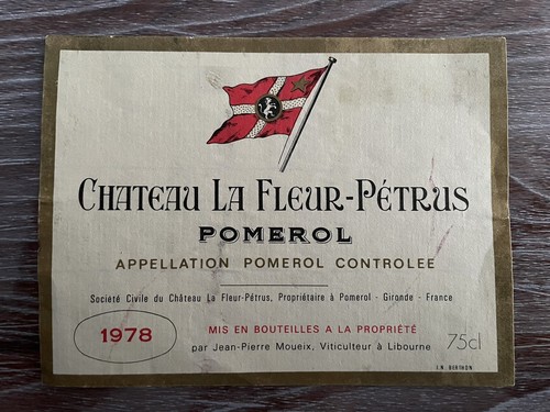 étiquette château fleur - Étiquette,