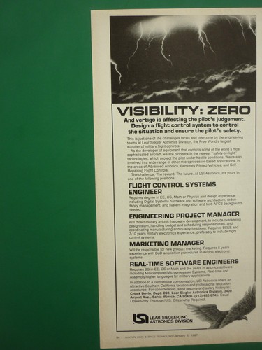 1987 pub lear siegler - 1/1987,