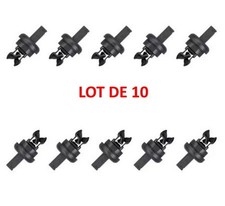 10 clips fixation plage arrière RENAULT CLIO MEGANE SCENIC LAGUNA MODUS