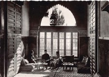 Maroc - FEZ Fès - Hôtel Palais Jamaï - Salon du 1er étage - FORMAT DE LA CARTE P