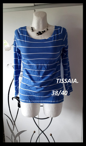 Shirt bleu manches - à,
