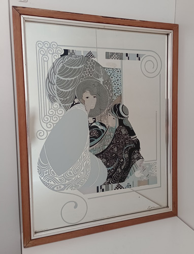 Miroir décoratif ancien