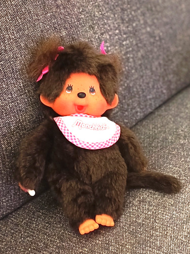 Peluche doudou monchhichi - doudou, kiki